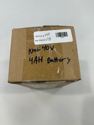 RYOBI 40V Lithium-Ion 4.0 Ah Battery OP4040A1     .