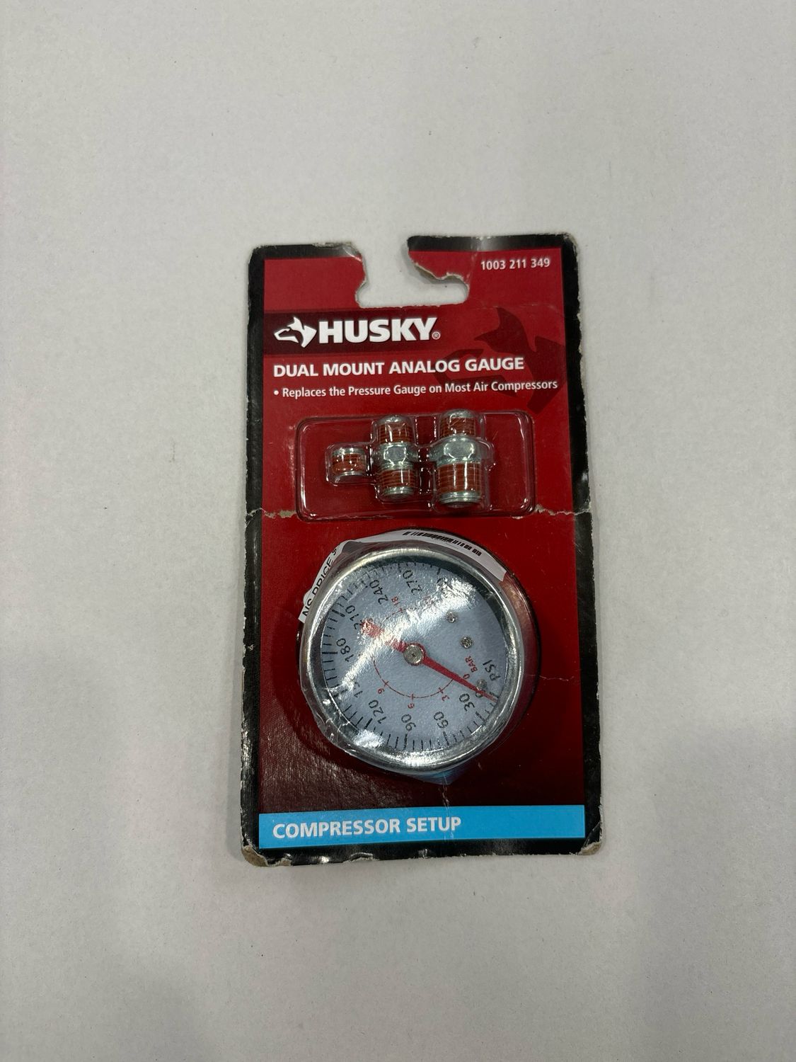 Husky Dual Mount Analog Gauge HDA72400