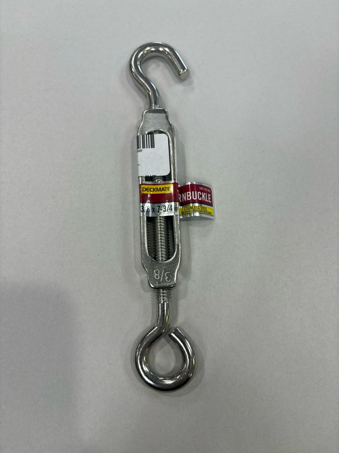 DECKMATE Marine Grade Stainless Steel 3/8-16 X 7-3/4 in. Turnbuckle 867460
