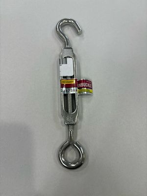 DECKMATE Marine Grade Stainless Steel 3/8-16 X 7-3/4 in. Turnbuckle 867460