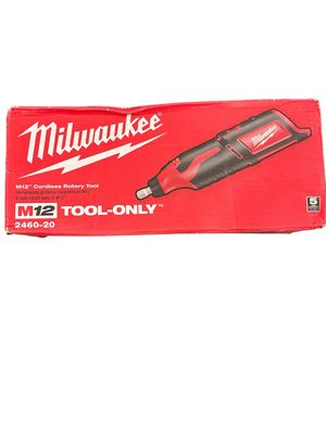 Milwaukee M12 12V Lithium-Ion Cordless Rotary Tool (Tool-Only) 2460-20 .