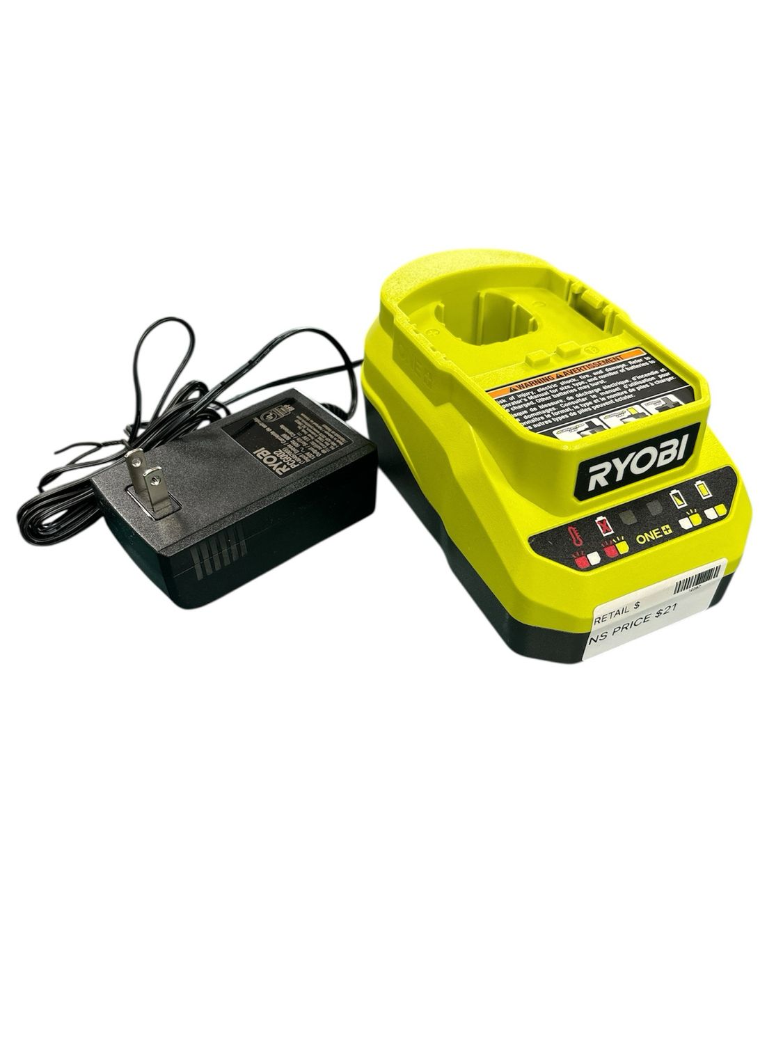 RYOBI ONE+ 18V Lithium-Ion Charger PCG002    . .