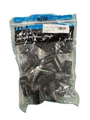Apollo 3/4 in. Poly-Alloy PEX-A Expansion Barb 90 Elbow (10-Pack) EPXPAE3410PK