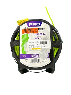 Rino-Tuff Universal Fit 0.155 in. x 90 ft. Pro Twisted Line for Gas and Select Cordless String Grass Trimmer/Lawn Edger 17639   .