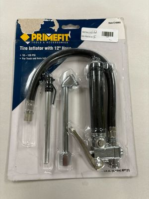 Primefit 12 in. Garage Tire Inflator with Hose C1006S