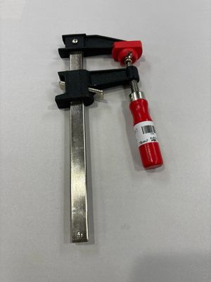 BESSEY Clutch Style 6 in. Capacity Bar Clamp with Wood Handle and 2-1/2 in. Throat Depth GSCC2.506
