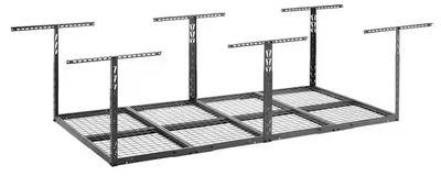 Gladiator GearLoft Hammered Granite Adjustable Height Overhead Garage Storage Rack (48 in W x 96 in D) GALS48M4JG