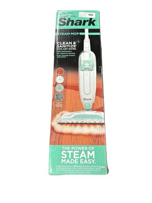 Shark Corded Steam Mop for Hard Floor Surfaces, Tile, Stone, Laminate in Blue with XL Removable Water Tank S1000