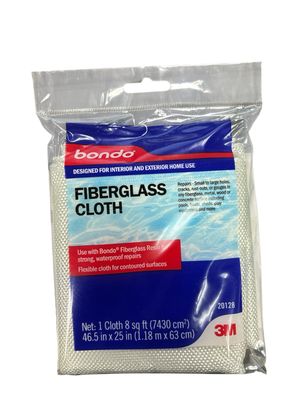 Bondo 8 sq. ft. Fiberglass Cloth 20128