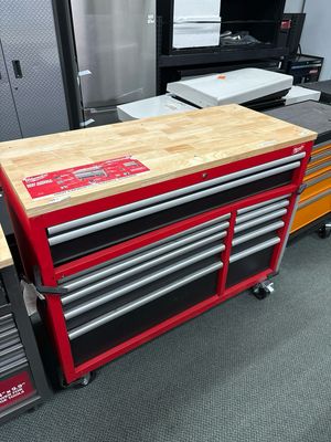 Milwaukee Tool Storage 52 in. W x 22 in. D Heavy Duty Red Mobile Workbench Cabinet 48-22-8559