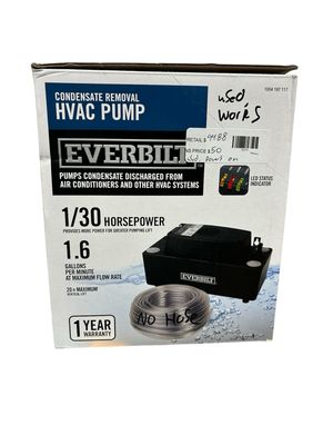 Everbilt 120-Volt Condensate Pump w/ Hose EB-PUMP-T .
