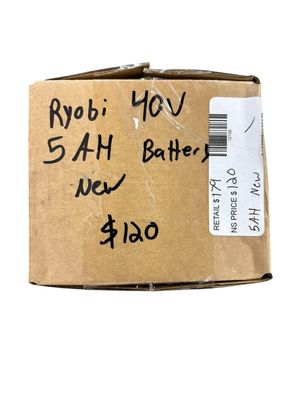 RYOBI 40V Lithium-Ion 5.0 Ah Battery OP4050A