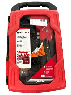 Arrow 1-Handed Swivel Riveter Kit RT187SHK