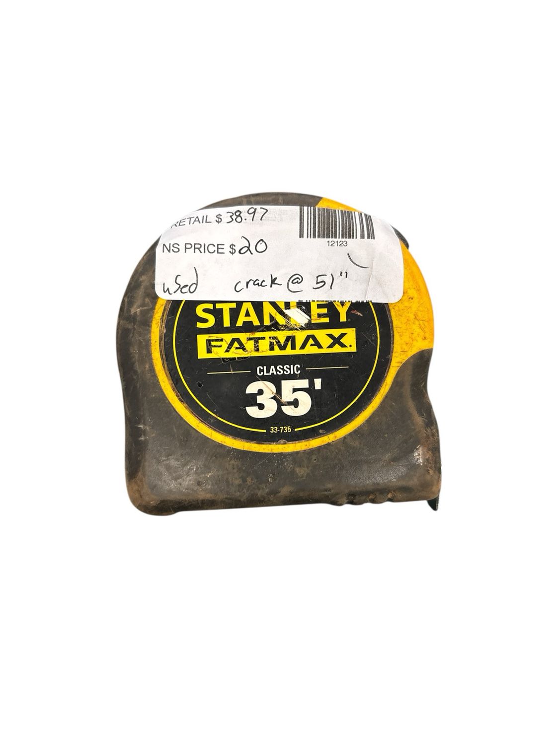 Stanley 35 ft. FATMAX Tape Measure 33-735