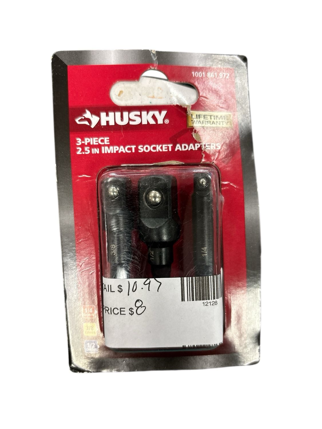 Husky 2.5 in. Impact Socket Adapter Set (3-Piece) HISKDRAPT3PCNN
