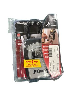 Master Lock Lock Box, Resettable Combination Dials 5400DHC