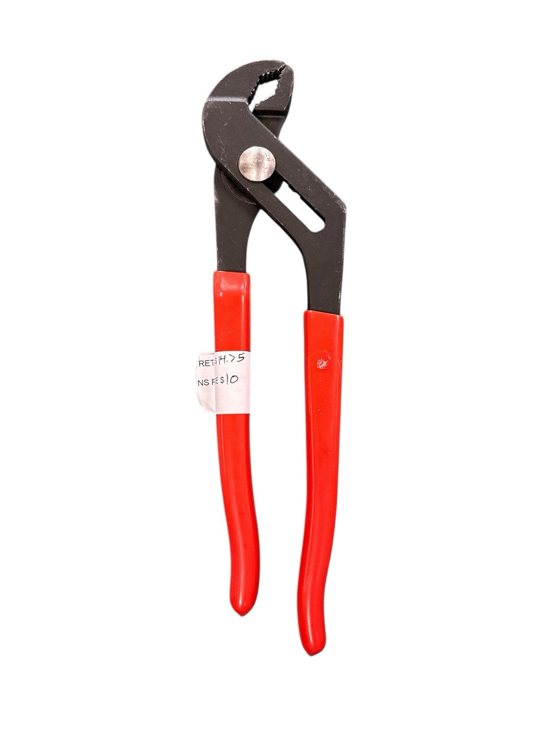 Crescent 10 in. V-Jaw Tongue and Groove Pliers with Dipped Grips RT410
