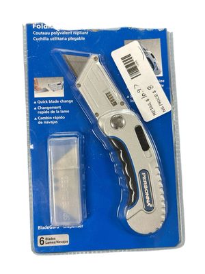 Personna Personna Folding Utility Knife with 6 Blades 63-0221-0000