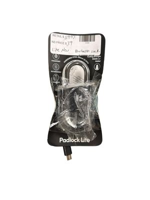 IGLOOHOME Keyless Fingerprint Combination Padlock with Mobile App, Water Resistant, Type-C Rechargeable SP3B