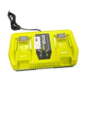 RYOBI 40-Volt Lithium Ion Dual Port Rapid Charger OP409A