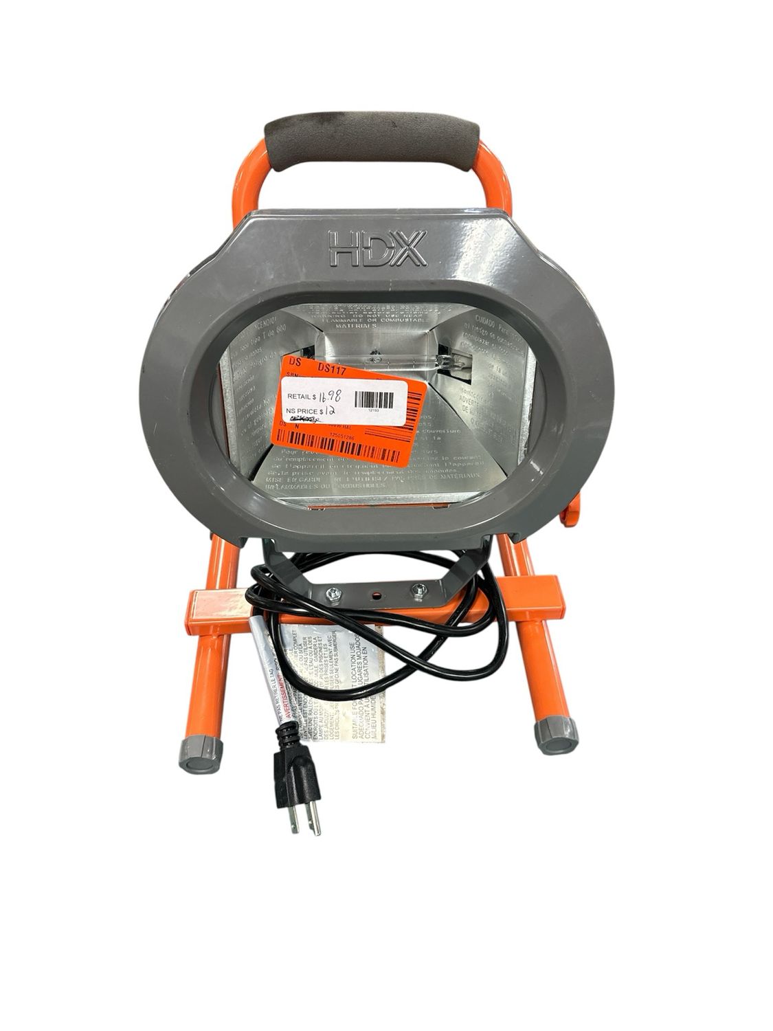 HDX 600-Watt Halogen Portable Work Light H600P .