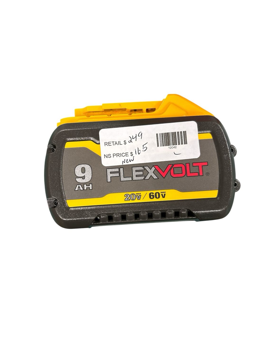 DEWALT FLEXVOLT 20V/60V MAX Lithium-Ion 9.0Ah Battery DCB609  .