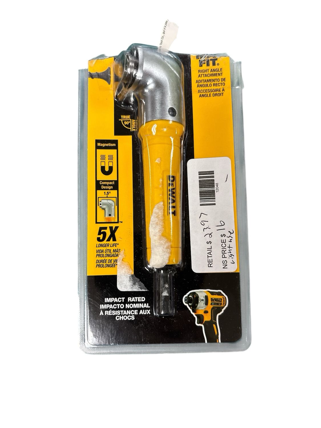 DEWALT MAXFIT Right Angle Magnetic Attachment DWARA60