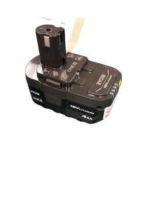 RYOBI ONE+ 18V 4.0 Ah Lithium-Ion Battery PBP005.    .