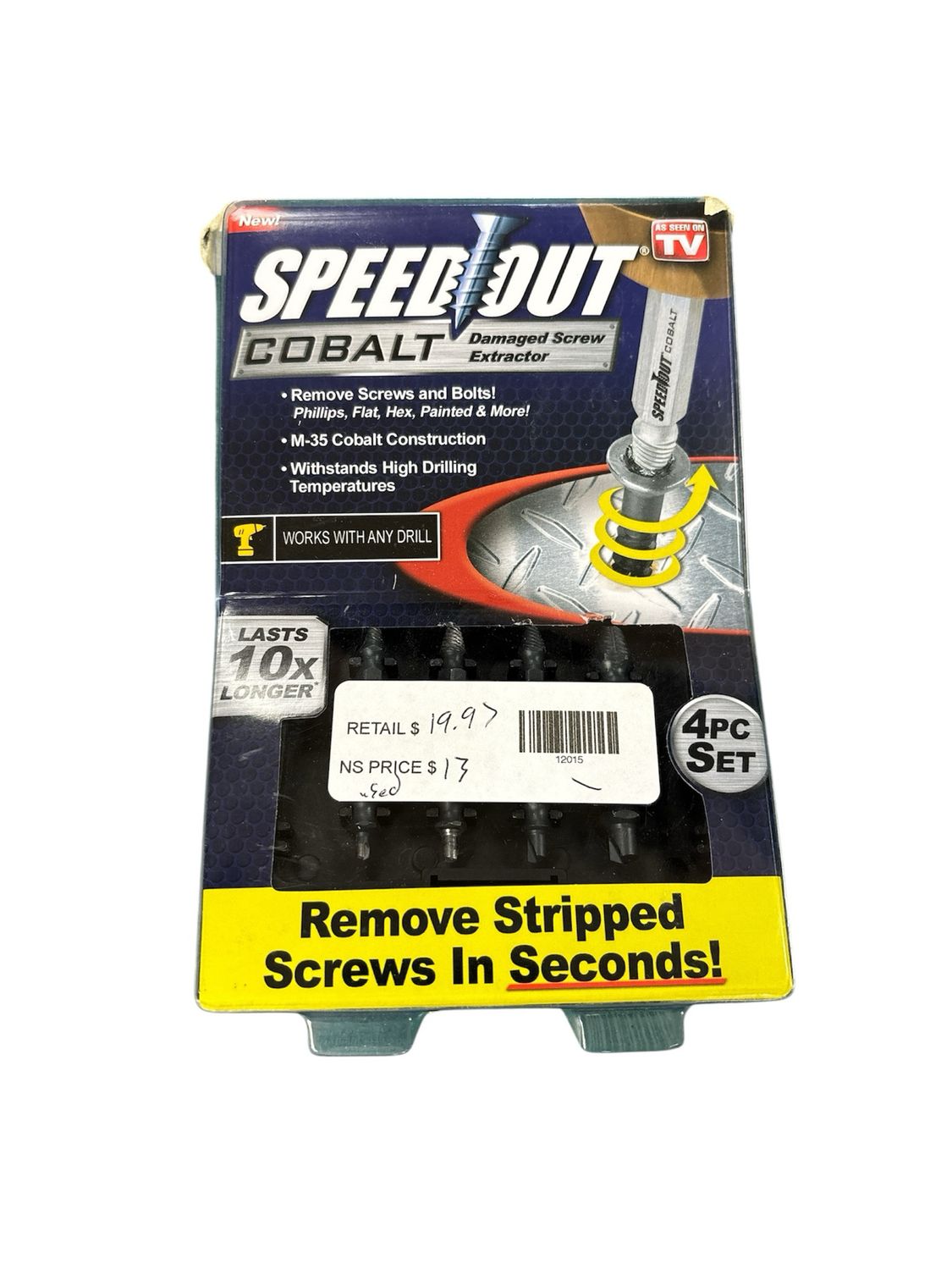 Ontel Speed Out Speed Out Cobalt Extractor (4-Piece) 1000369  .