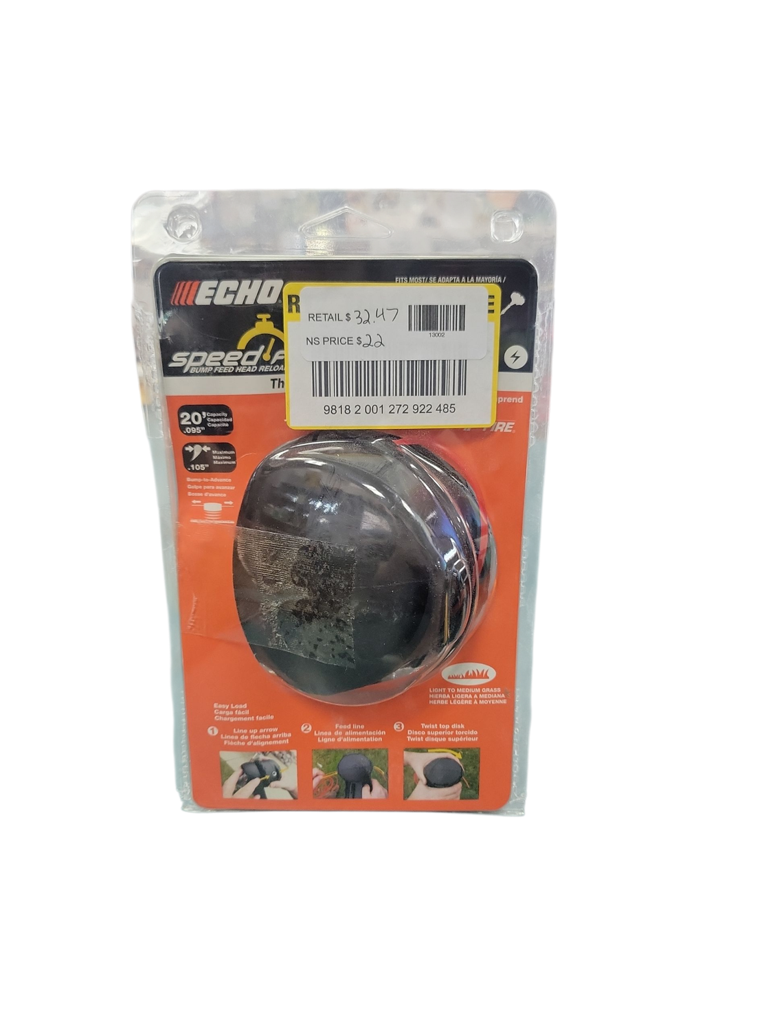 ECHO Speed-Feed 400 Universal Trimmer Head 99944200907 .