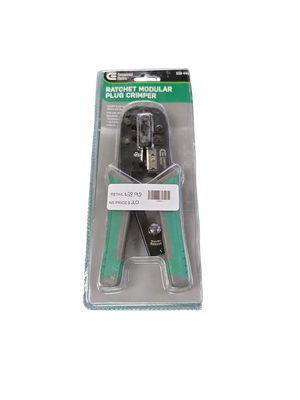 Commercial Electric Ratchet Modular Plug Crimper CE70806  .