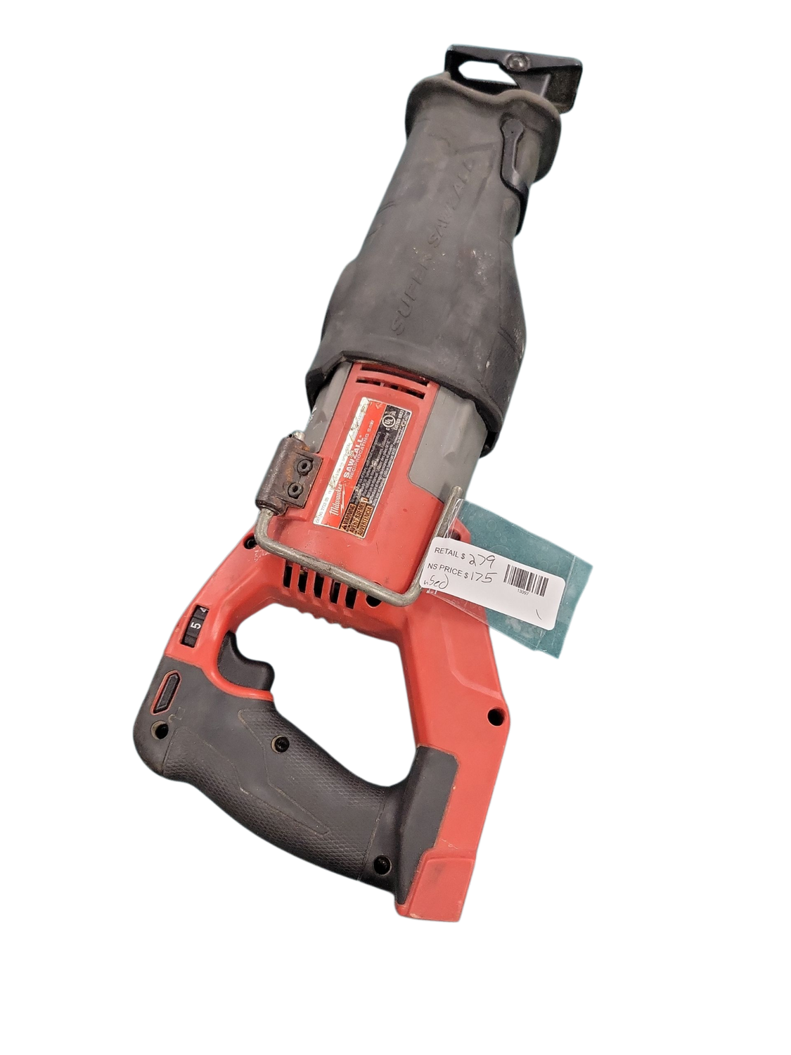 Milwaukee M18 FUEL 18V Lithium-Ion Brushless Cordless Super SAWZALL Orbital Reciprocating Saw (Tool-Only) 2722-20