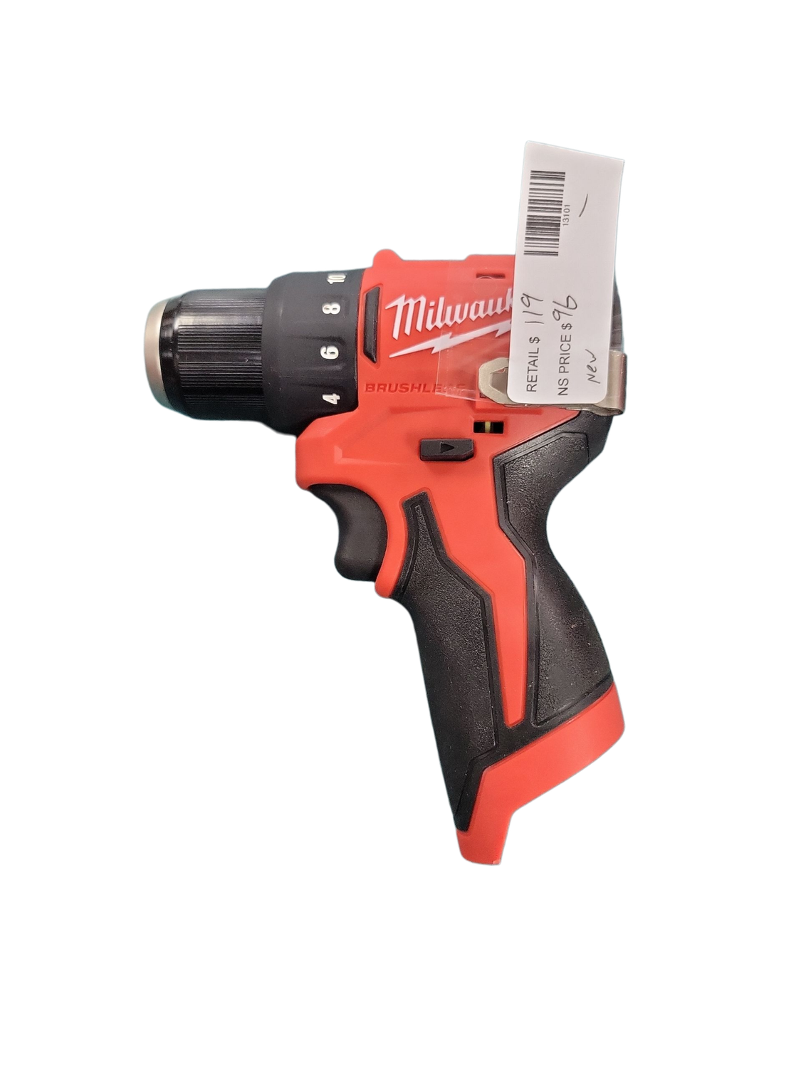 Milwaukee M12 12V Lithium-Ion Subcompact Brushless Cordless 3/8 in. Drill Driver (Tool-Only) 3401-20