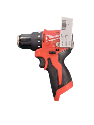 Milwaukee M12 12V Lithium-Ion Subcompact Brushless Cordless 3/8 in. Drill Driver (Tool-Only) 3401-20