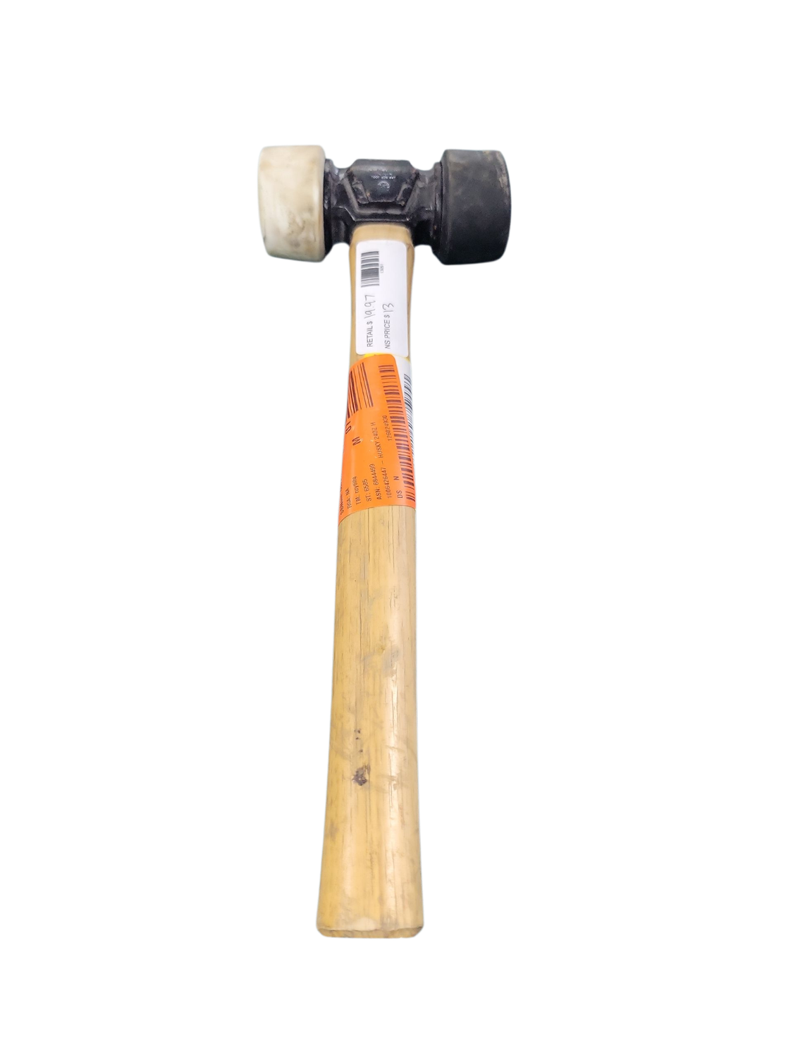 Husky 24 oz. Hickory 2-Sided Soft Face Mallet N-H24AWBWHK