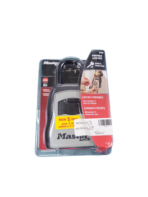 Master Lock Lock Box, Resettable Combination Dials 5400DHC .
