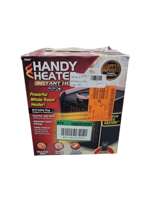 4944 BTU Fan Heater Electric Personal Space Heater Furnace with 2-Adjustable Settings HEATIHP-PD24