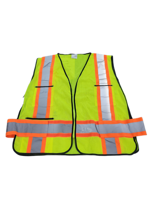 HDX Hi Visibility 2-Tone Class 2 Reflective Safety Vest HDX46610-OVPD8