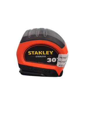 Stanley 30 ft. LeverLock High Visibility Tape Measure STHT30819S