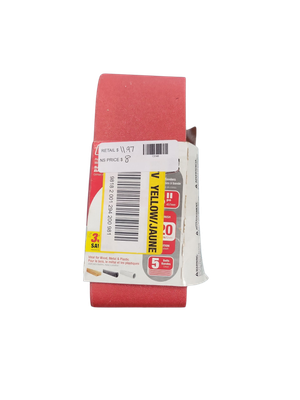 DIABLO 3 in. x 18 in. 120-Grit Sanding Belts DCB318120S05G