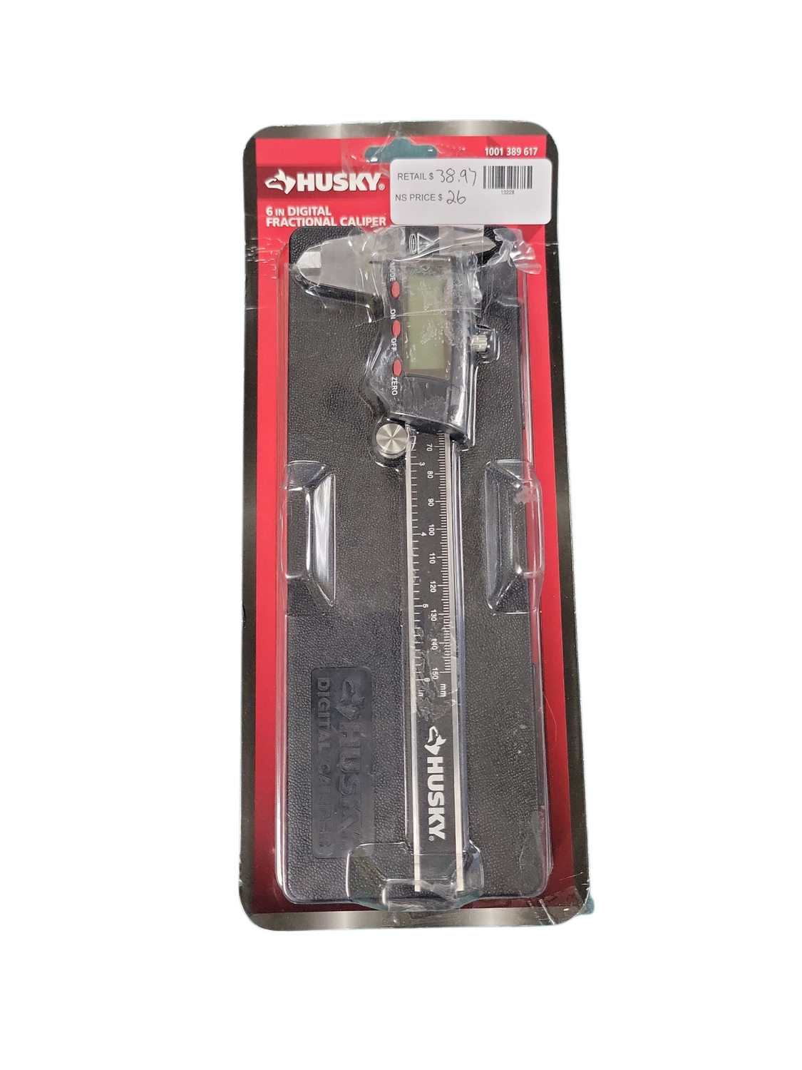 Husky 6 in. 3-Mode Digital Fractional Caliper 1467H