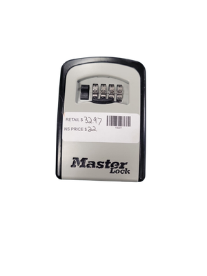 Master Lock Lock Box, Resettable Combination Dials 5401DHC .