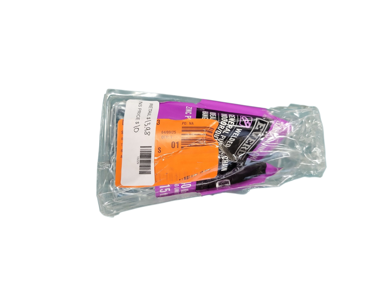 Everbilt #135 x 15 ft. Zinc Plated Steel Handy Link Chain 803102