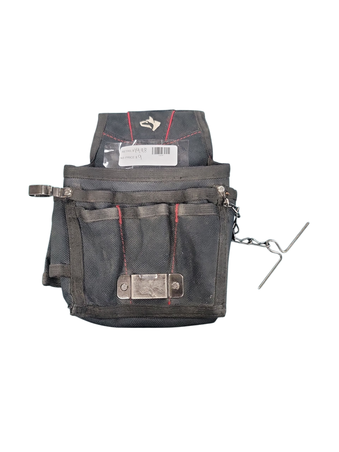 Husky 9-Pocket Black Maintenance Tool Belt Pouch HD893876-TH
