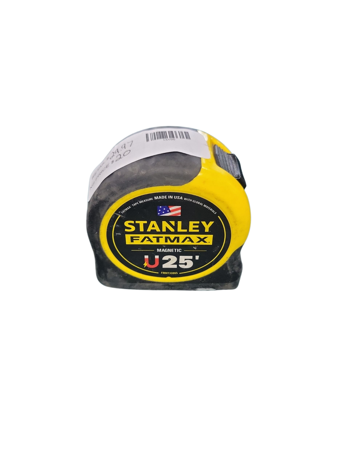 Stanley 25 ft. FATMAX Magnetic Tape Measure FMHT33865L .