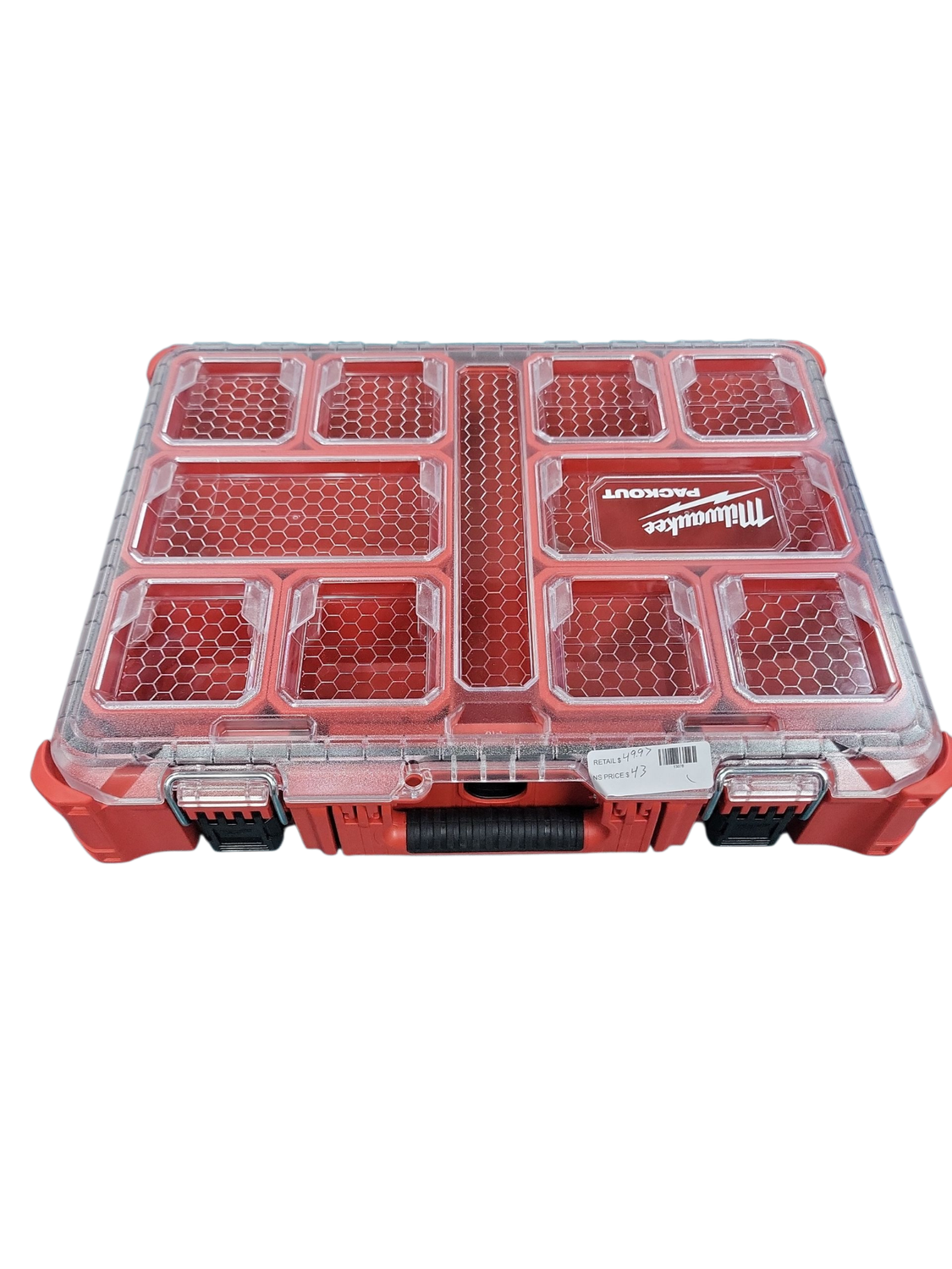 Milwaukee PACKOUT 11-Compartment Impact Resistant Portable Small Parts Organizer 48-22-8430  .