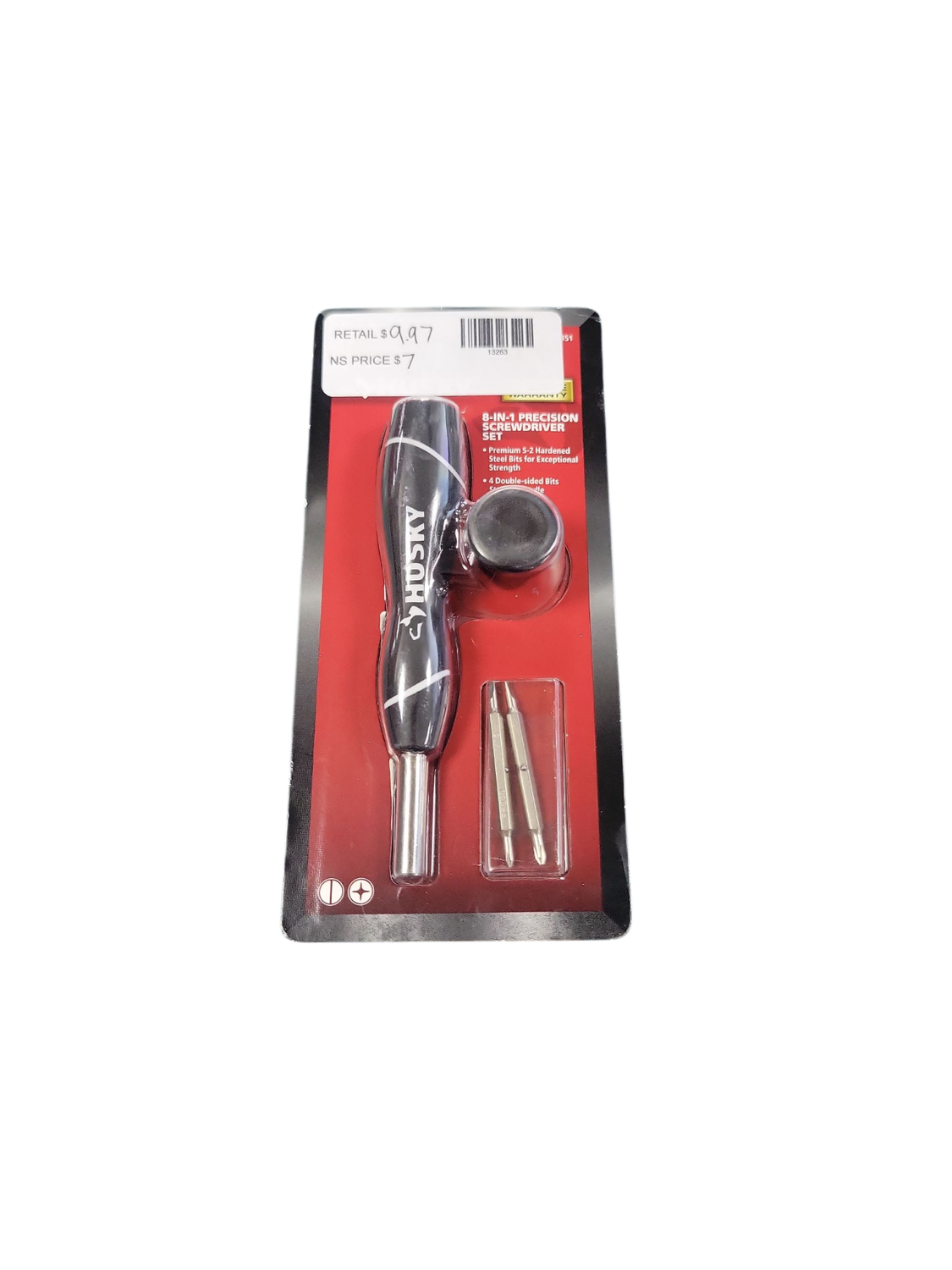 Husky 8-in-1 Precision Slotted and Philips Screwdriver 71281H .