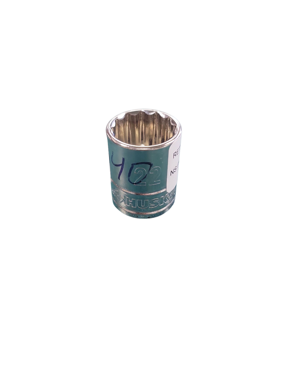Husky 1/2 in. Drive 22 mm 12-Point Metric Standard Socket H2D12P22M