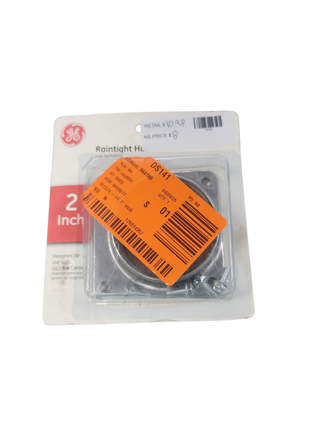 GE 2 in. Raintight Hub TC200P