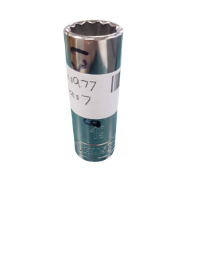 Husky 1/2 in. Drive 19 mm 12-Point Metric Deep Socket H2D12P19MM